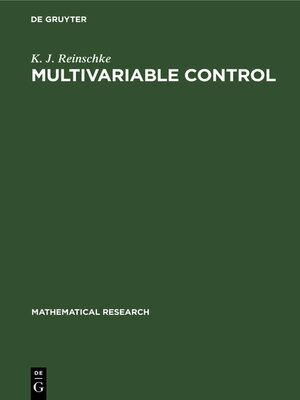 cover image of Multivariable Control